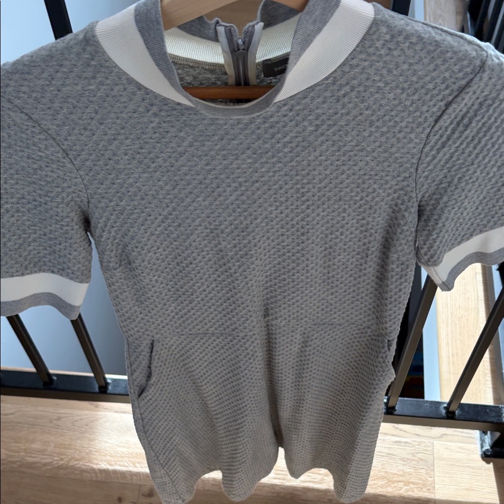 French Connection Gray Knit Dress